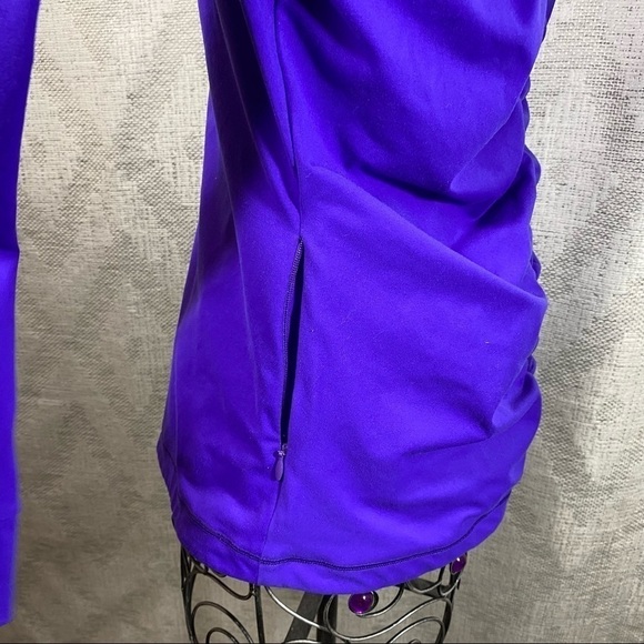 Victoria's Secret sexy sport purple ruched zip up jacket size M - Picture 4 of 8